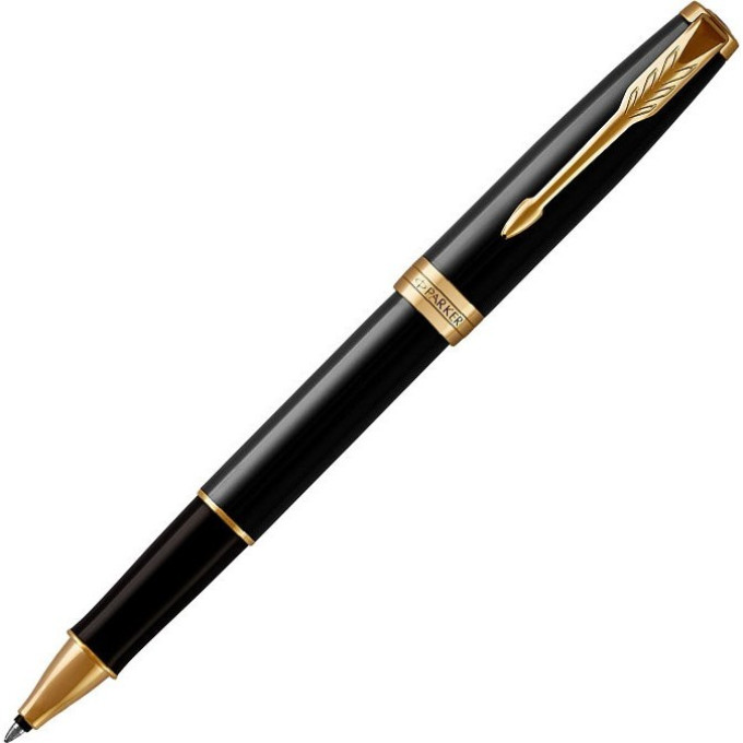 Ручка роллер PARKER SONNET CORE T539 LAQBLACK GT F 1931496